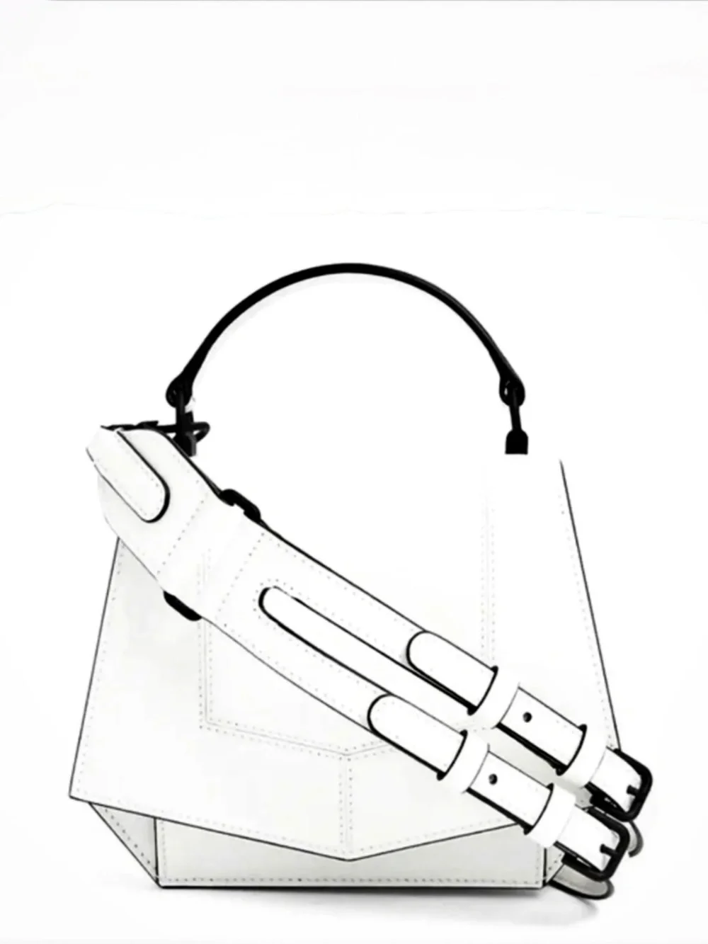 Byredo New Crossbody White Leather Shoulder Bag
